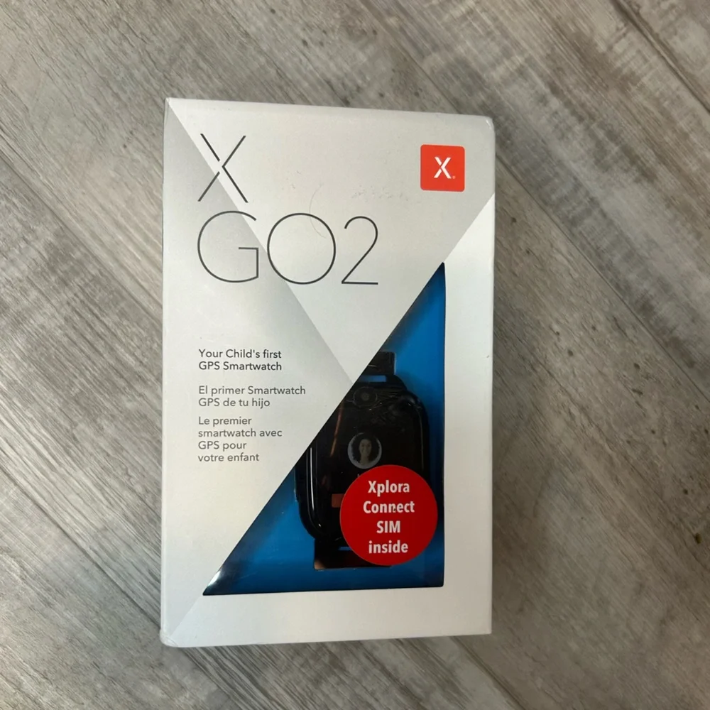 Xplora XGo2 GPS SMART WATCH with SIM, Blue Strap kids watch tracker camera tech